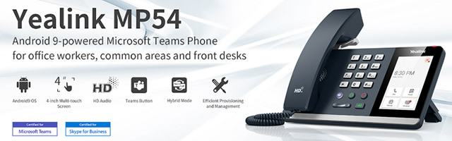 lefono per microsoft office3 65 Teams Yealink MP54 telefono Teams Yealink MP54 office 365